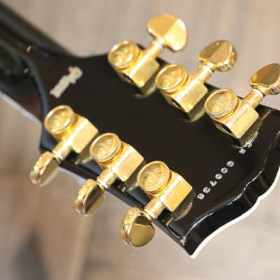 2016 Gibson Custom Shop Les Paul Custom Electric Guitar Black Ebony + COA OHSC image 21