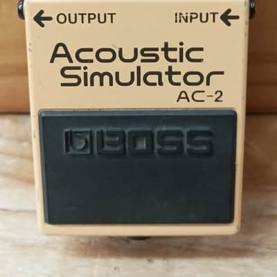 2001 Boss AC-2 Acoustic Simulator (Silver Label) - Yellow image 1