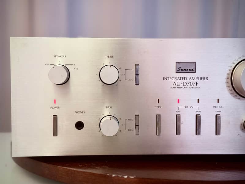 🔥🎶✨ Sansui AU-D707F Vintage Integrated Amplifier (100V