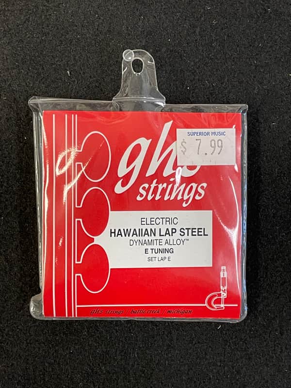 GHS Set LAP E, Hawaiian Lap Steel Set E tuning image 1