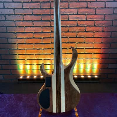 Ibanez BTB1835 NDL 5 String Electric Bass. Natural Shadow Low Gloss with Bag image 5