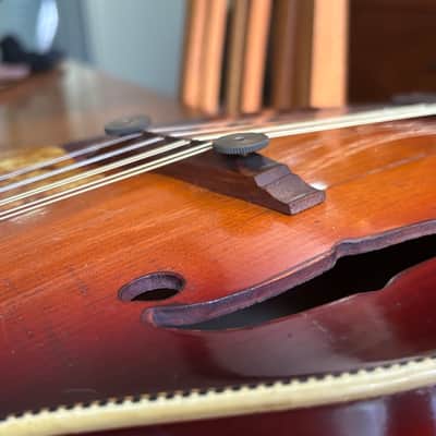 Kay 2 point Venetian Mandolin 1940's - Sunburst image 13