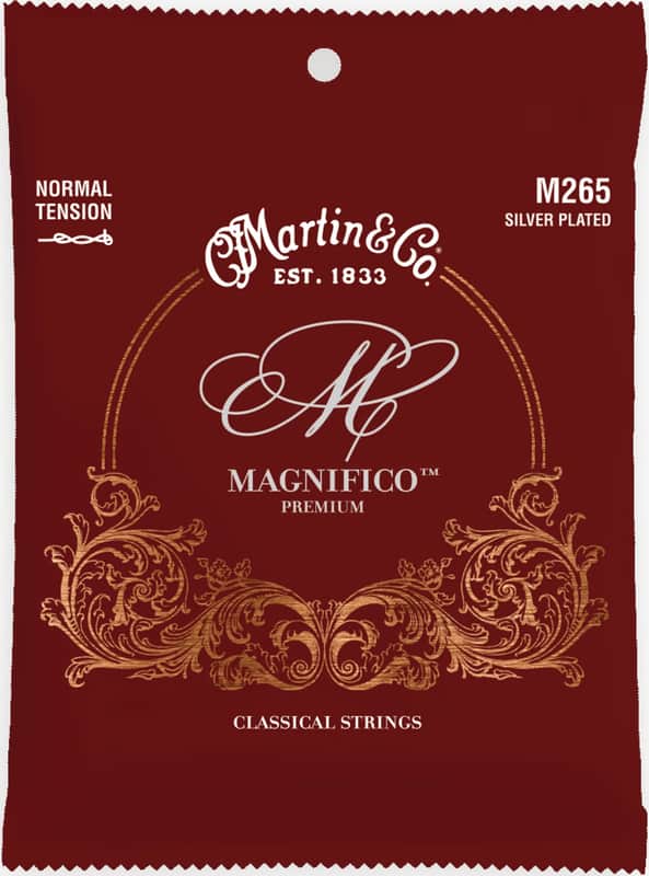 Martin Classical Magnifico Tie End Guitar Strings, Normal Tension image 1