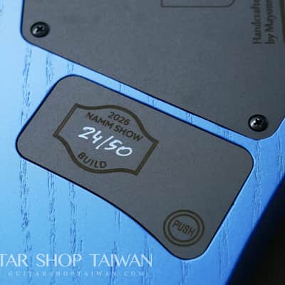 Mayones Ori 5 Enji Bass Namm Show Build-Mecha Blue image 22