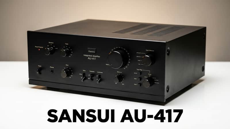 🎶✨ Sansui AU-417 Integrated Amplifier — 120V U.S. Unit, Serviced, Cleaned, Tested