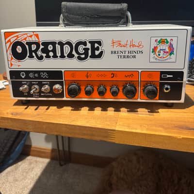 Orange Brent Hinds Terror 2-Channel 15-Watt Guitar Amp Head 2018 - 2019 - White image 1