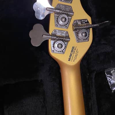 Ernie Ball Music Man Bongo 4H Left-Handed 2006 - Medallion Gold image 7