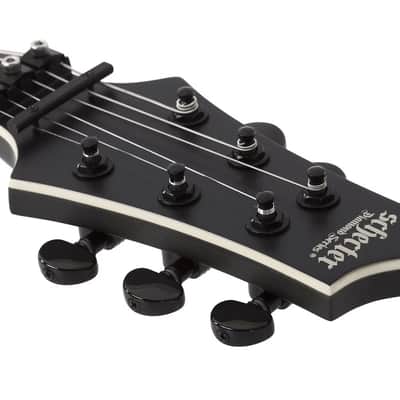 Schecter C-1 FR S SLS Evil Satin Black image 12