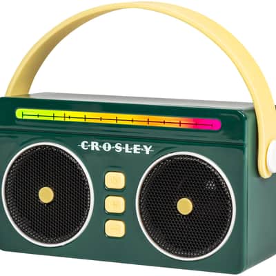 Crosley CR3050A-JU Mini Boombox Retro Portable Bluetooth Speaker, Juniper image 6