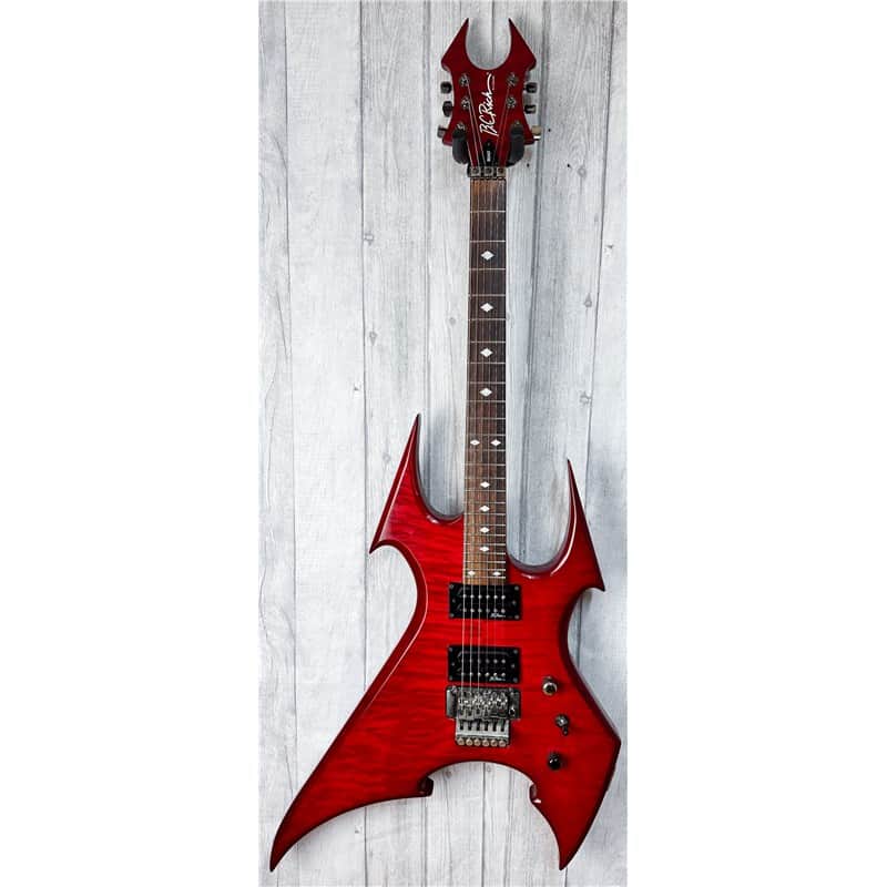BC Rich NJ Series Beast, Trans Red, Second-Hand | Reverb