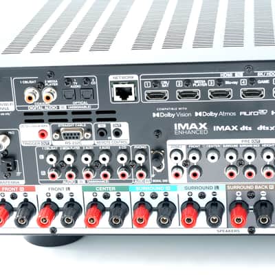 Denon AVR-X3800H 9.4-Ch Receiver (2022 Model) - 8K UHD Home Theater AVR (105W X 9) Built-in Bluetooth, Wi-Fi & HEOS Multi-Room Streaming, Dolby Atmos, DTS:X, IMAX Enhanced & Auro 3D image 5