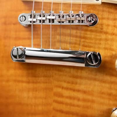 Epiphone Les Paul Standard 50s Figured Electric Guitar - Bourbon Burst with Gig Bag image 15