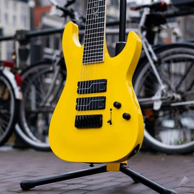 ESP LTD SC-608 Limited Edition Stephen Carpenter Signature - Chiquita Yellow image 1