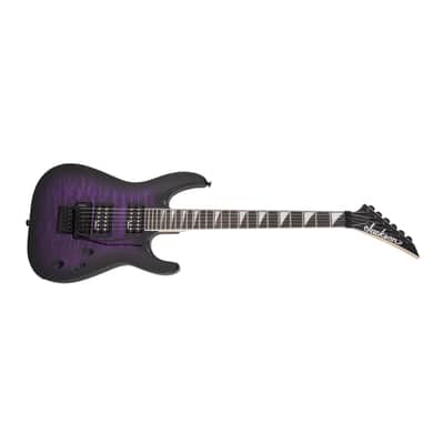 Jackson JS Series Dinky Arch Top JS32Q DKA 6-String, Amaranth Fingerboard, Poplar Body, and Bolt-On Maple Neck Electric Guitar (Right-Handed, Transparent Purple Burst) image 4