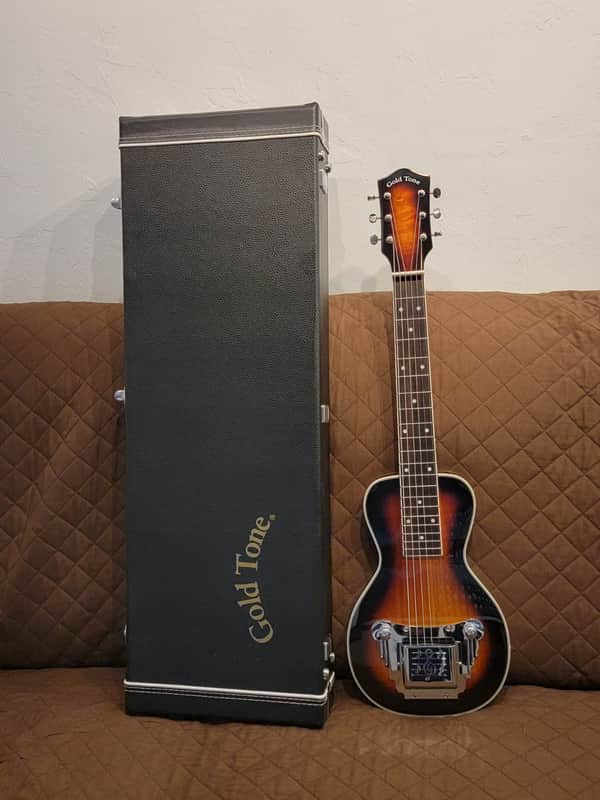 Gold Tone LS-6 Mahogany Top Maple Neck Solid Body 6-String Lap Steel Guitar w/Hard Case image 1