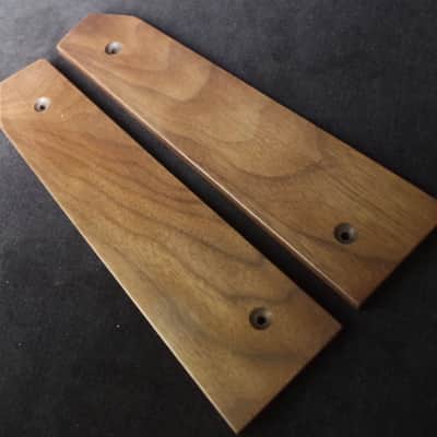 Korg Microkorg Synthesizer Wooden Ends Side Panels Walnut Wood image 2