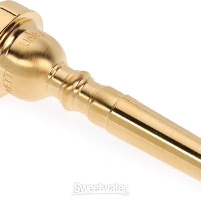 Monette Unity Retro B6-7 Trumpet Mouthpiece - 24k Gold-plated (URB67Gd1) image 1