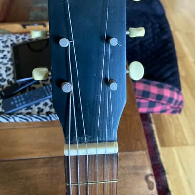 Silvertone S-65 60’s - Sunburst with DeArmond soundhole pickup image 8
