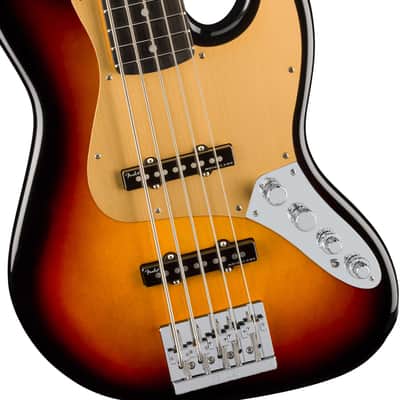 Fender American Ultra II Jazz Bass V, Ebony Fingerboard, Ultraburst image 3