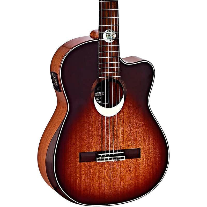 Ortega ECLIPSESU-C/E Classical Acoustic-Electric Guitar Regular Brown Sunburst image 1