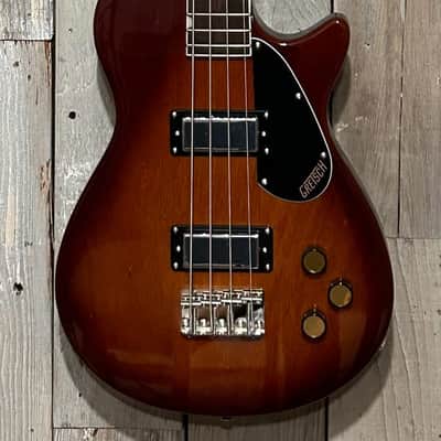 "New" Gretsch Streamliner Jet Club Single-cut 4 String Bass Guitar , Havana Burst, Ships ULTRA FAST! image 2