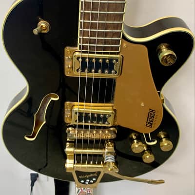 Gretsch G5655TG Electromatic Center Block Jr. Single Cutaway with Gold Hardware 2020 - Present - Black Gold image 4