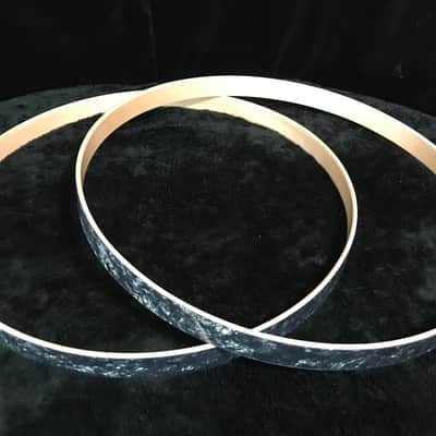 Westfall 22” Charcoal Marine Bass Drum Hoops image 3