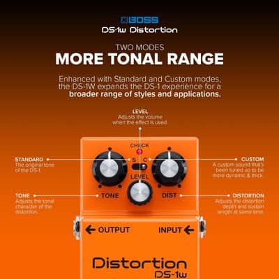 Boss DS-1W Waza Craft Distortion Pedal image 6