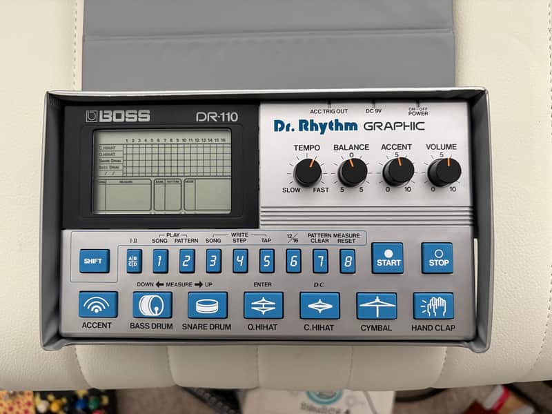 Boss DR-110 Dr. Rhythm Graphic Drum Machine | Reverb