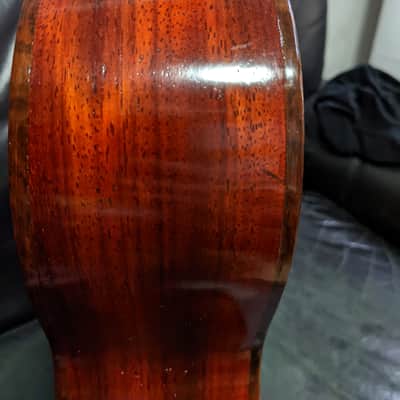 Handmade OM Padauk Carpathian Wide Nut 650mm Scale Shellac image 4