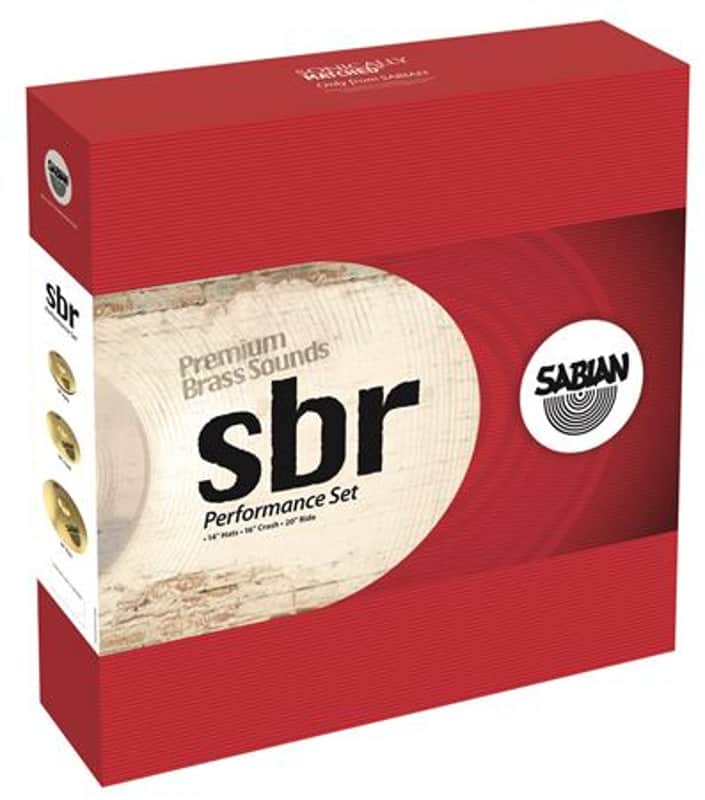 Sabian SBR Performance Cymbal Set 14 inch HH 16 inch Crash 20 inch Ride image 1