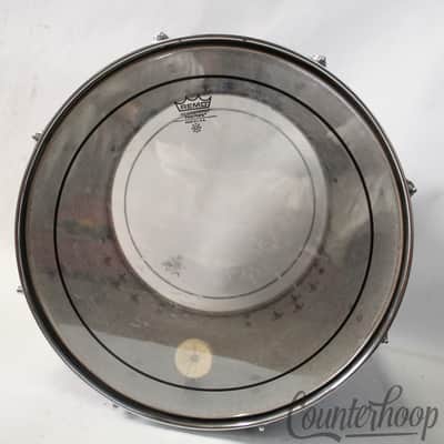 Rogers 16x16"Jet Black Pearl Floor Tom Drum Powertone Knobby Hex Vintage70s 9/72 image 9