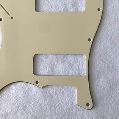 For Fender Stratocaster Strat P90 2 Pickup Guitar Pickguard,3 Ply Vintage Yellow image 5