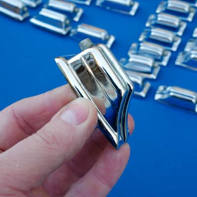 Rogers Beavertail Lugs Lot of 48 Tom Snare Bass 70s image 14