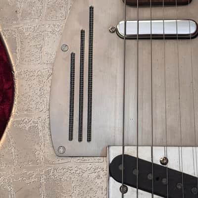 James Trussart Steelcaster Gator Top 2002 - Chrome Gator Skin image 4