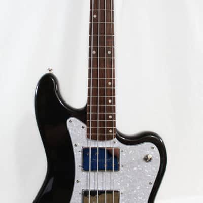 Squier Paranormal Rascal Bass HH Short Scale Electric Bass in Metallic Black image 6