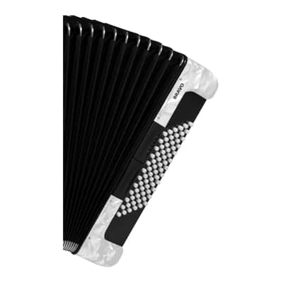 Hohner Bravo III 72 Chromatic Piano Key Accordion (Pearl White) image 3
