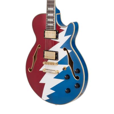 D'Angelico Limited Edition Premier Grateful Dead DC Semi-Hollow Electric Guitar image 3