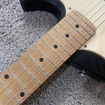 Glossy Black Electric Guitar, Solid Basswood Body, Maple Neck and Fingerboard, Chrome Hardware image 8