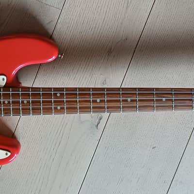 Sunn Fender Mustang Bass 1980s - Red image 7