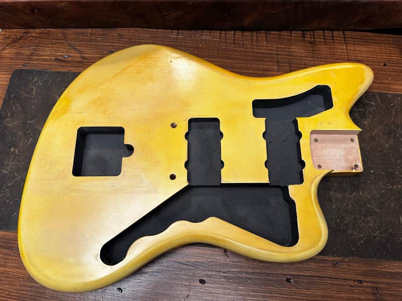 Mulholland Mod Jazzmaster - nicotine white stained image 1