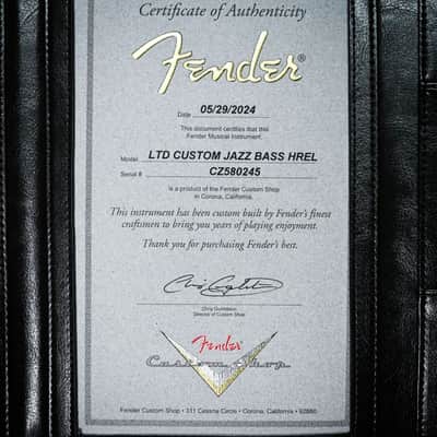2024 Fender Custom Shop LTD ’64 Jazz Bass Heavy Relic *VIDEO* | Aged Black | Ash Body | Block Inlays image 14