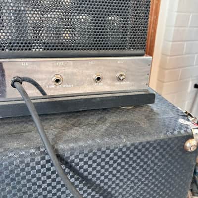 Ampeg B-15NC Portaflex 25-Watt 1x15" Bass Combo 1964 - 1965 - Checkered Blue Vinyl image 6