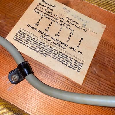 Fender Harvard 1958 - Tweed image 20