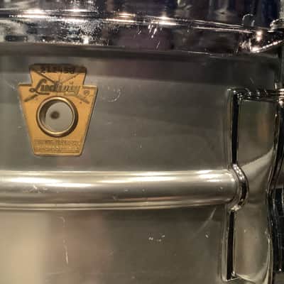 Ludwig Acrolite Keystone - S/N- 1965 - Alum Matte - 5x14 - #1921 image 3