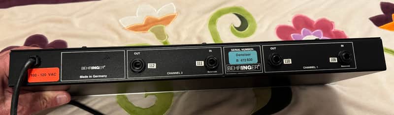 Behringer Denoiser SNR202 2-Channel Noise Reduction System 1990s - Black / Silver image 1