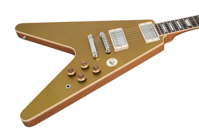 Gibson Custom Shop Limited Run Flying V Gold Top image 1
