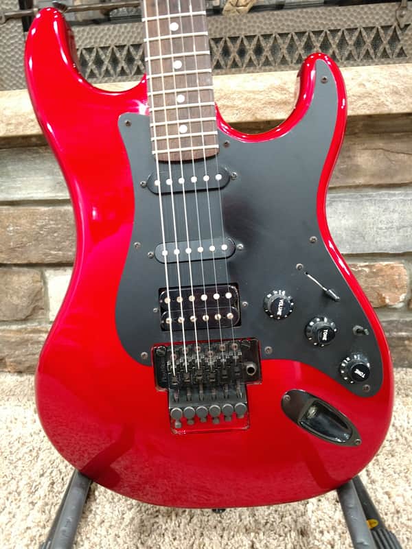 Kramer Focus 3000 1980s Candy Apple Red w/ OSSC | Reverb