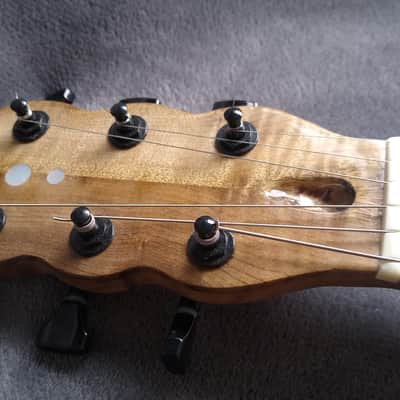 Three Son's Guitars Double Cut Drop Top 2020 Figured Walnut image 6
