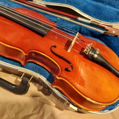 Josef Lorenz Luby (Schonbach) 3/4 Violin, Czech, with case&bow. Very Good Cond image 7